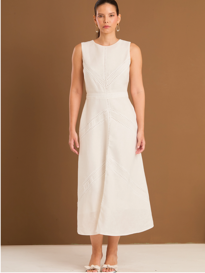 Vestido Largo Umbria Blanco