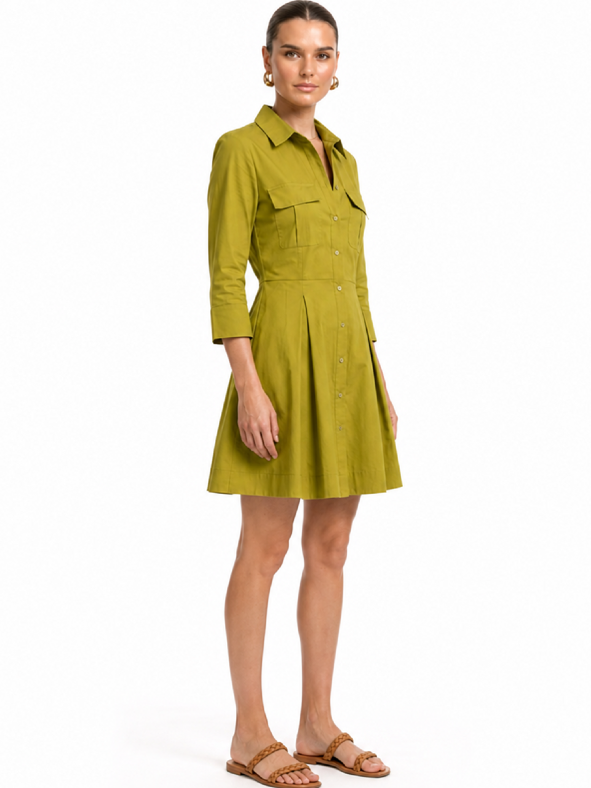 Vestido Corto Galena Verde