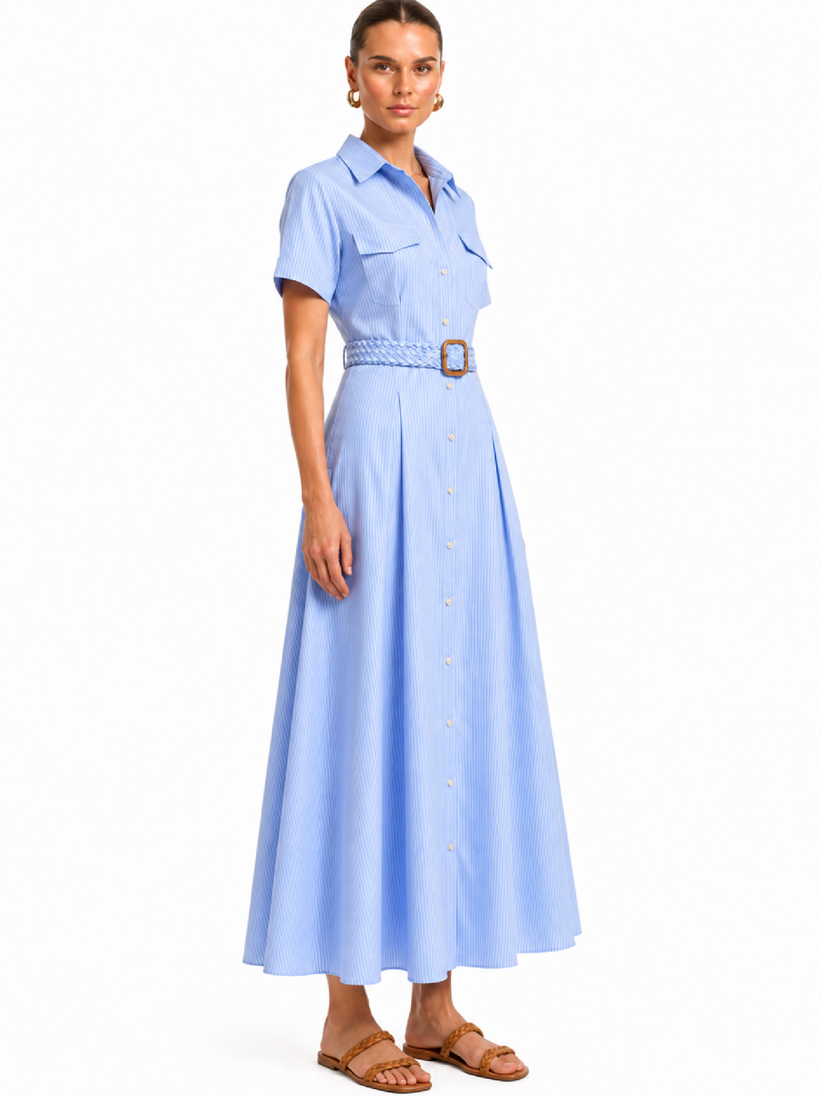 Vestido Largo Poesía Azul