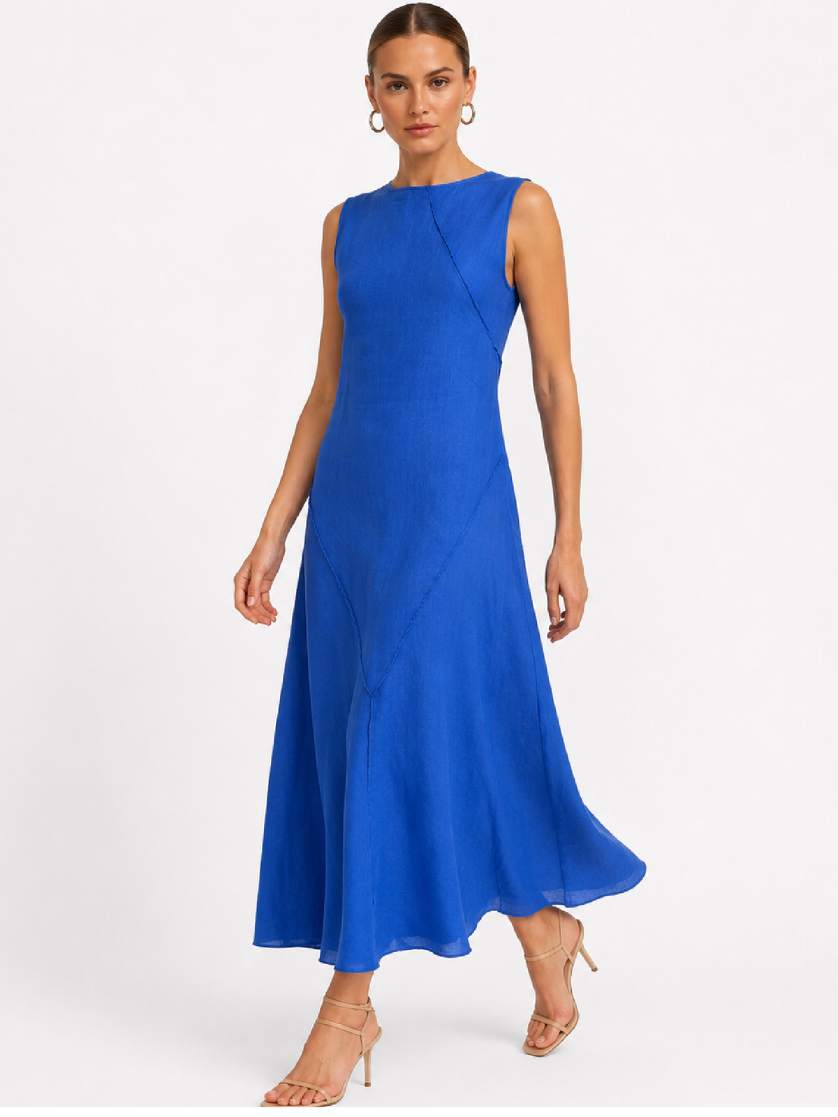 Vestido Largo Alanis Azul