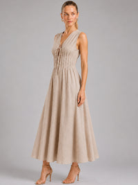 Vestido Largo Alcala Nude
