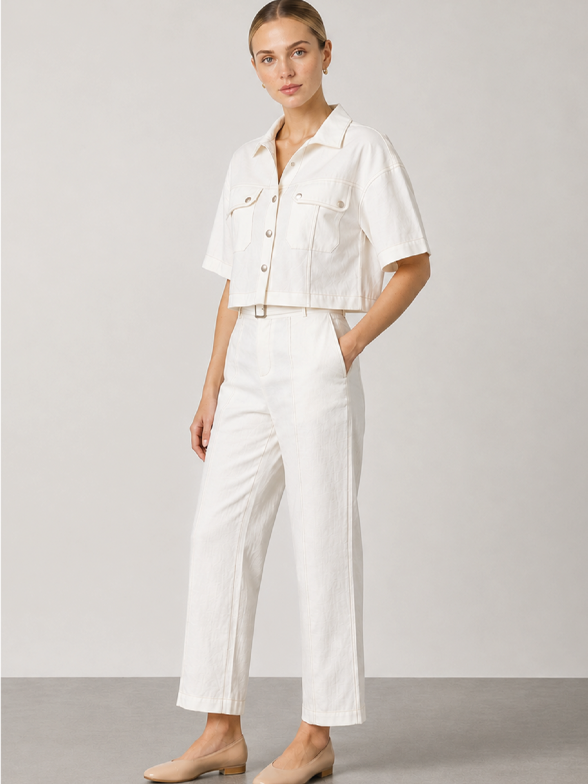 Pantalón Eucaris Blanco