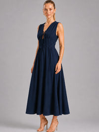 Vestido Largo Alcala Navy