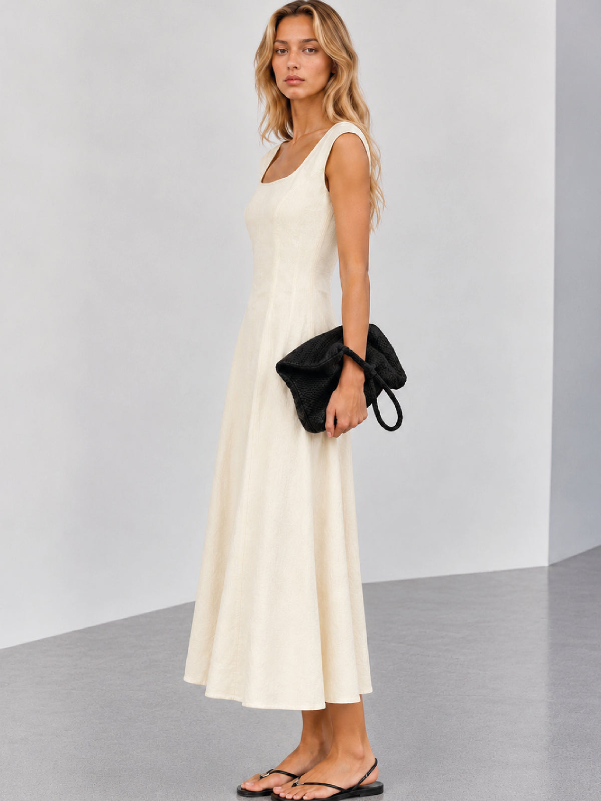 Vestido Largo Amantea Sand