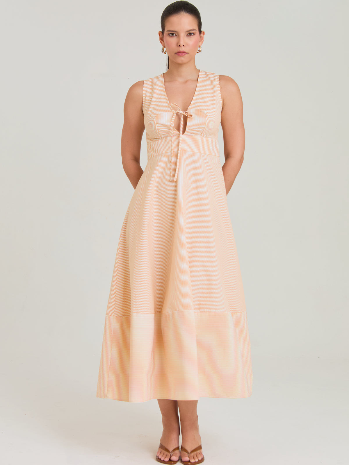 Vestido Largo Acapulco Mostaza