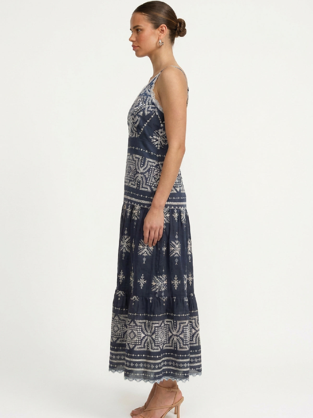 Vestido Largo Calantha Azul