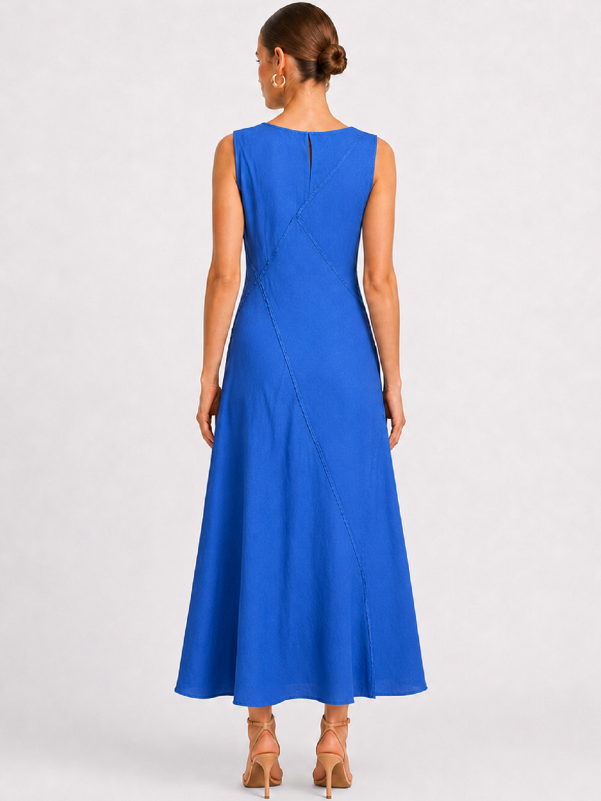 Vestido Largo Alanis Azul