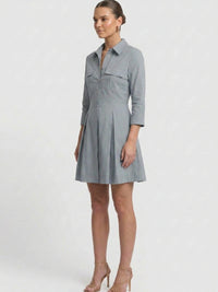 Vestido Corto Galeana Gris