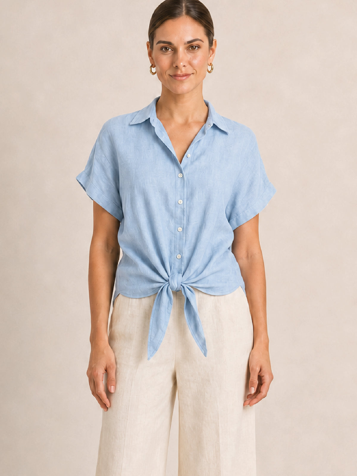 Blusa Milonga Baby Blue
