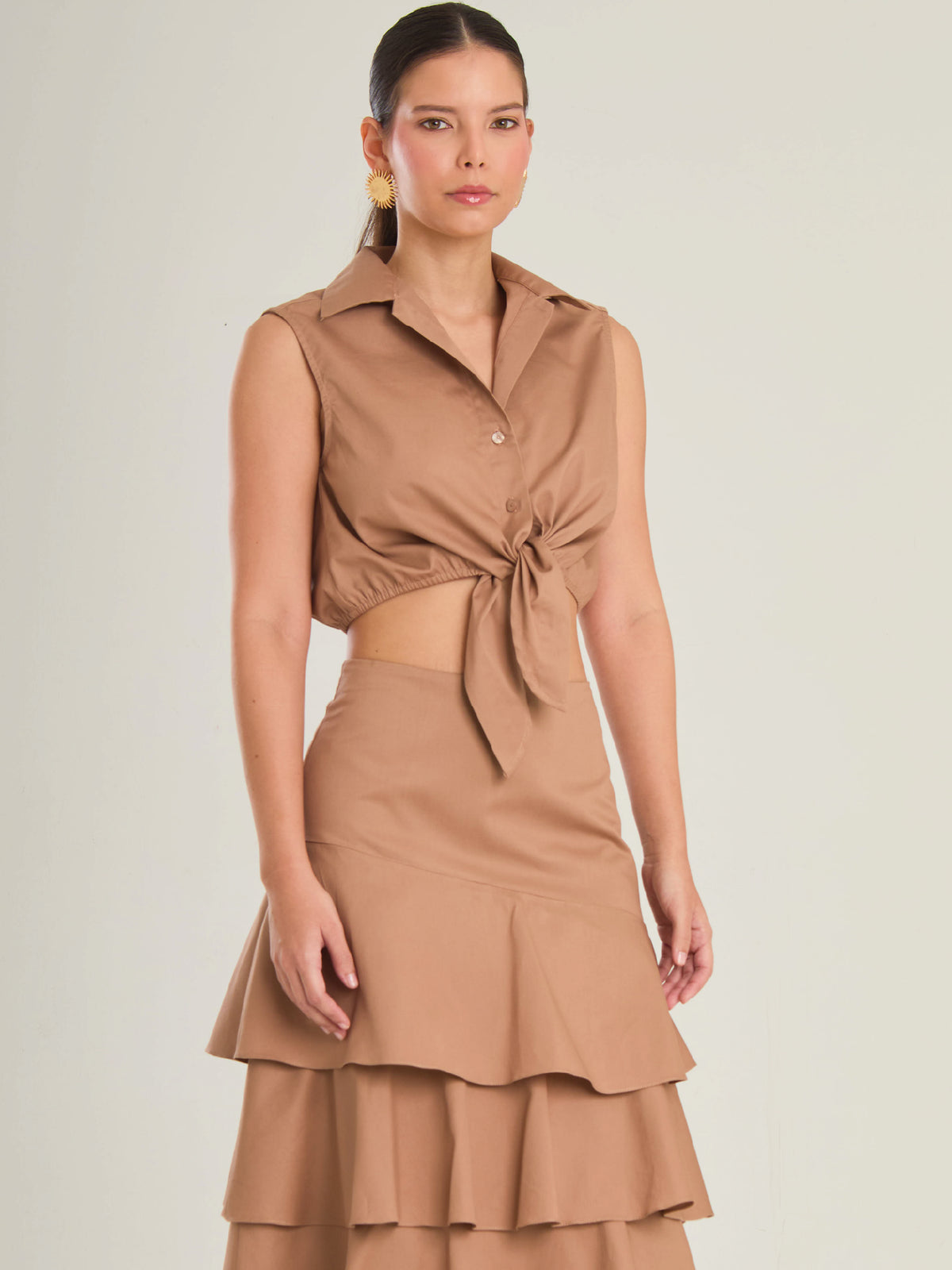 Blusa Perugia Cafe