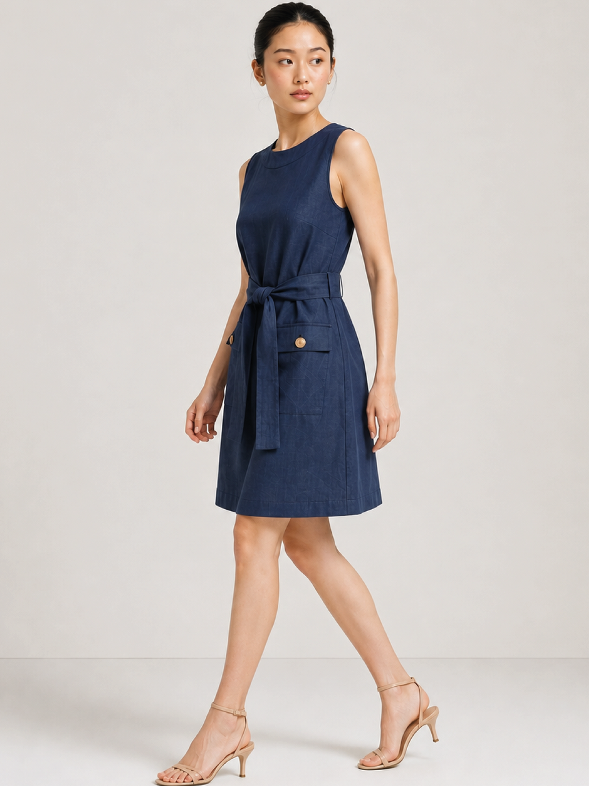 Vestido Corto Gabyna Navy