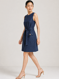 Vestido Corto Gabyna Navy