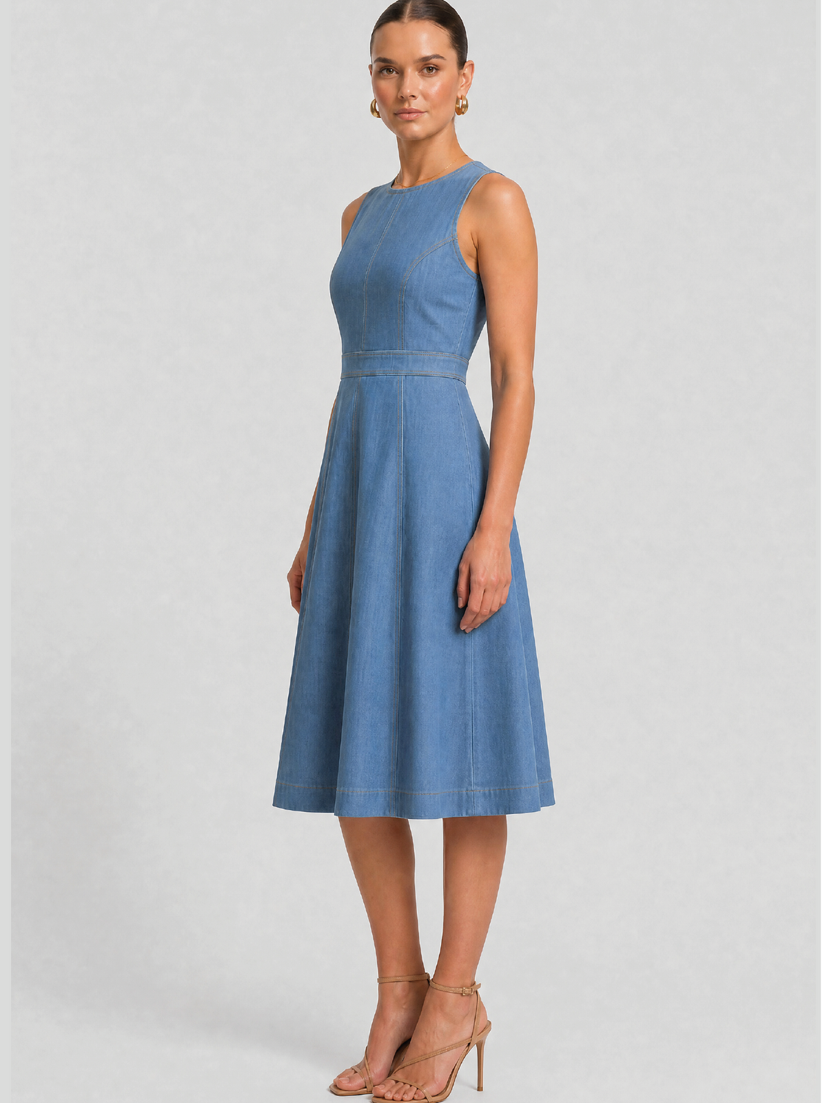 Vestido Largo Gabrie Indigo