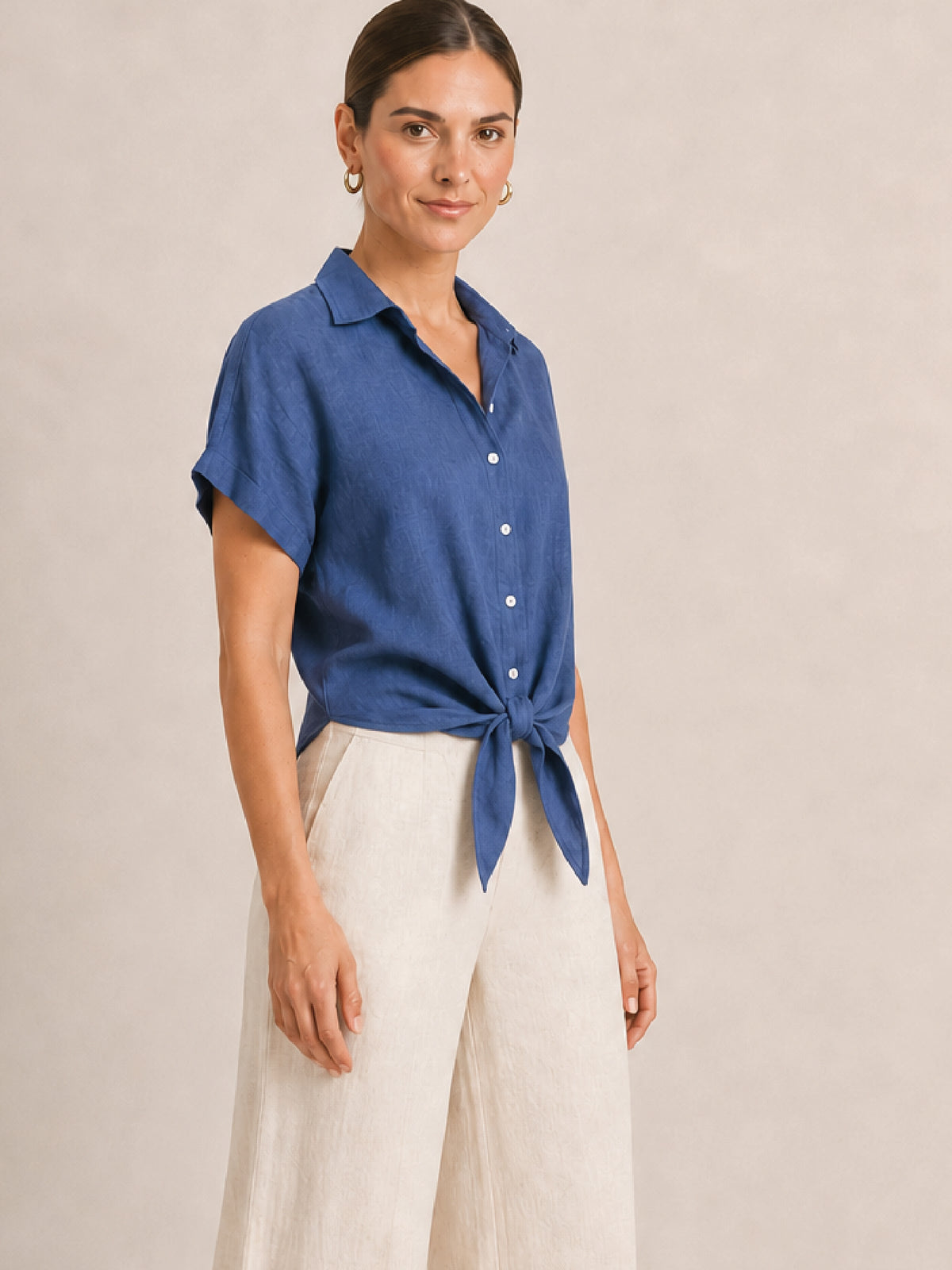 Blusa Milonga Navy