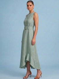 Vestido Oriana Blanco Verde