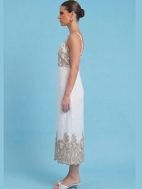 Vestido Largo Areia Cafe