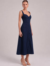 Vestido Largo Jaipur Azul
