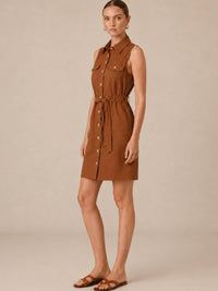 Vestido Corto Cosmea Cafe