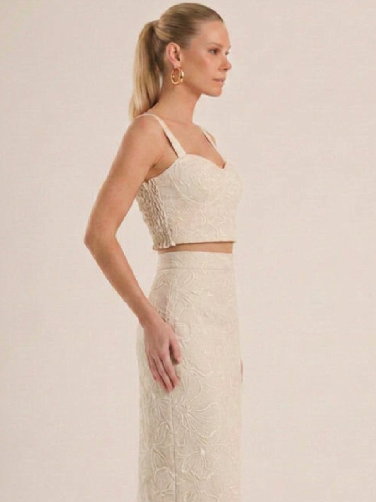 Blusa Idalia Ivory