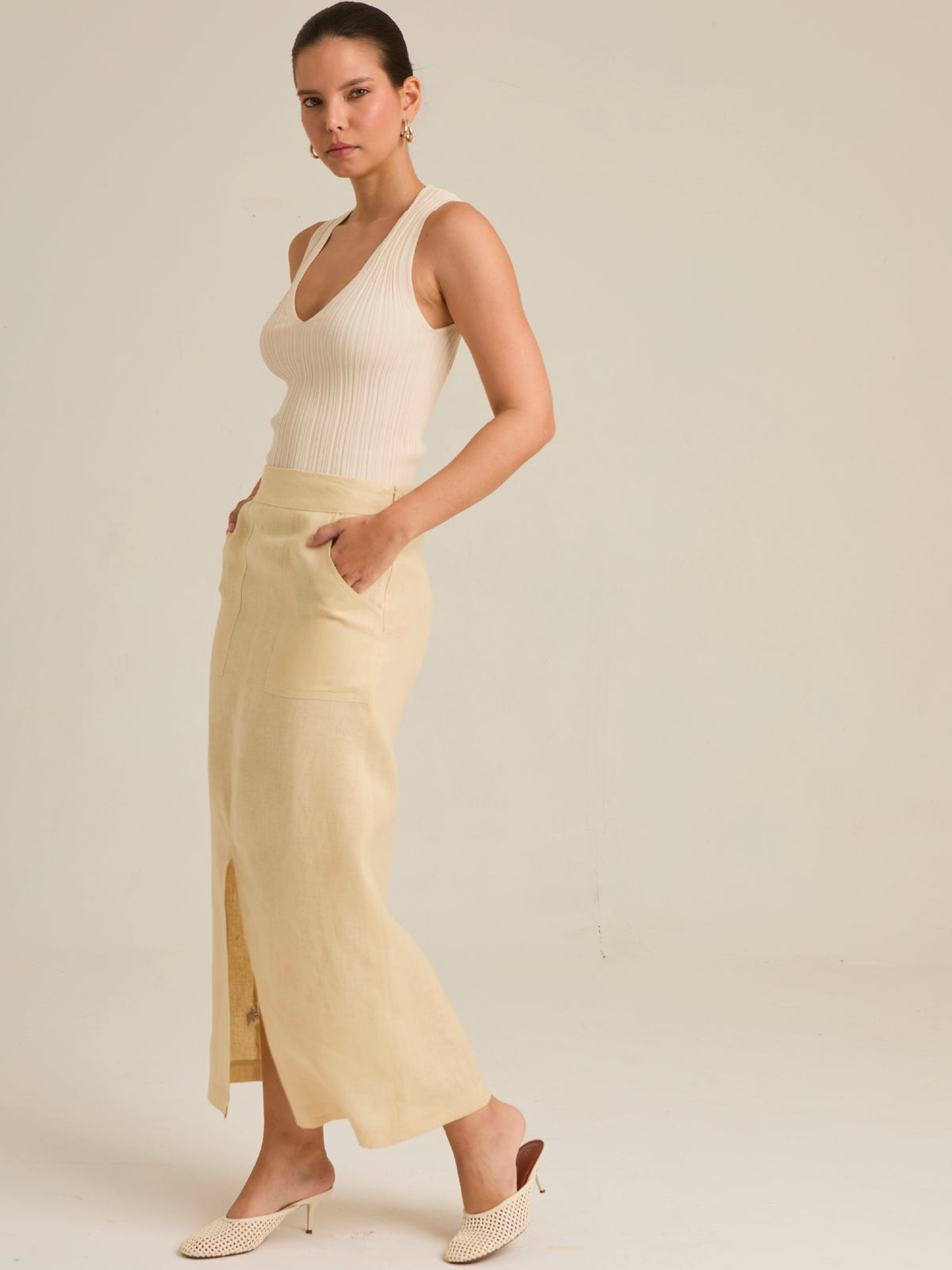 Falda Larga Namibia Ivory