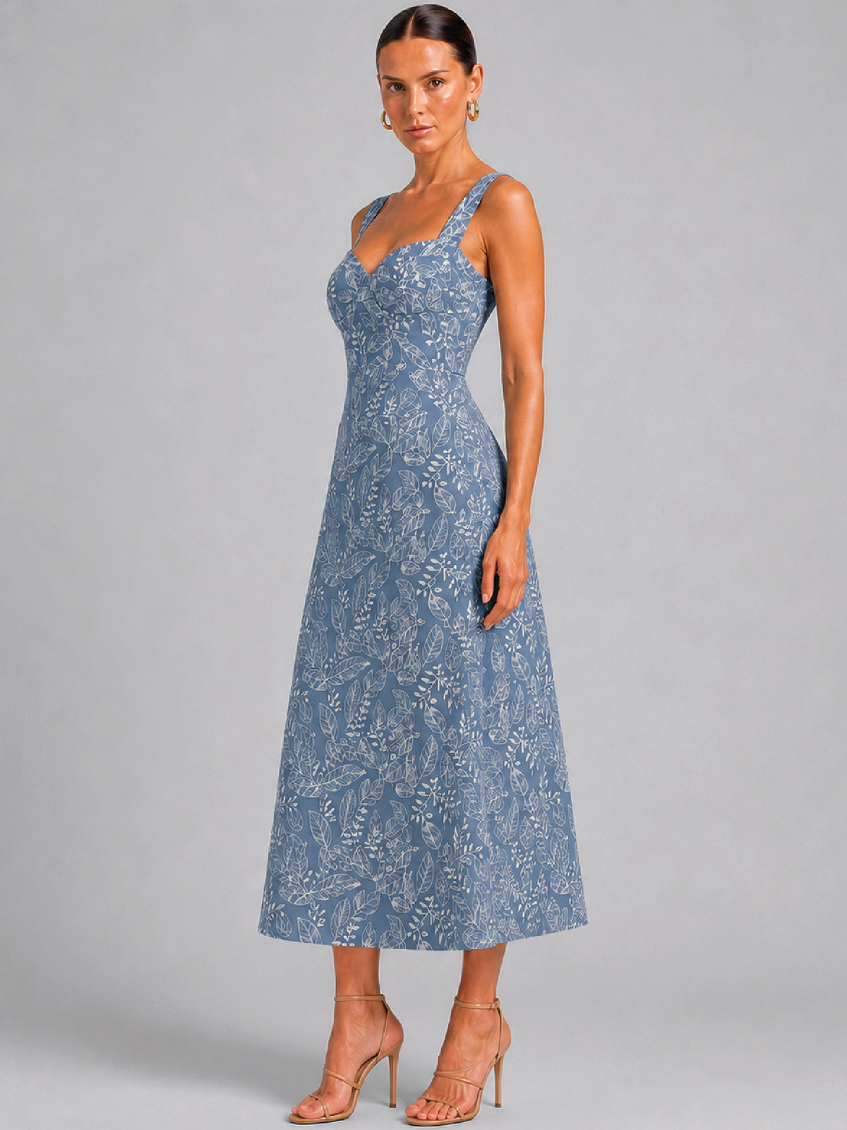 Vestido Largo Ashika Azul