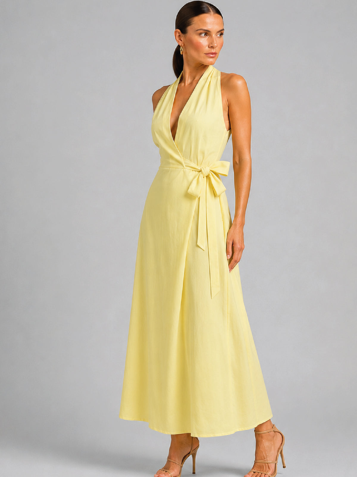 Vestido Largo Labella  Amarillo