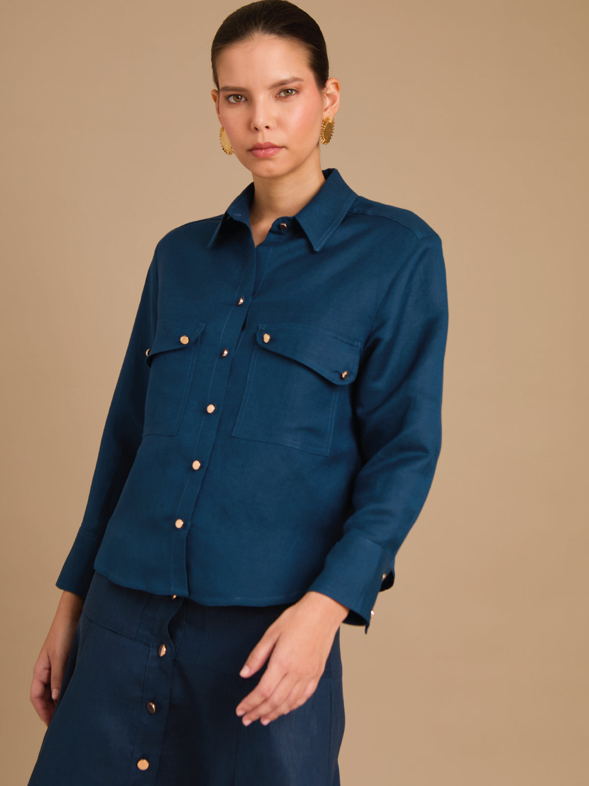 Blusa Bosnia Navy