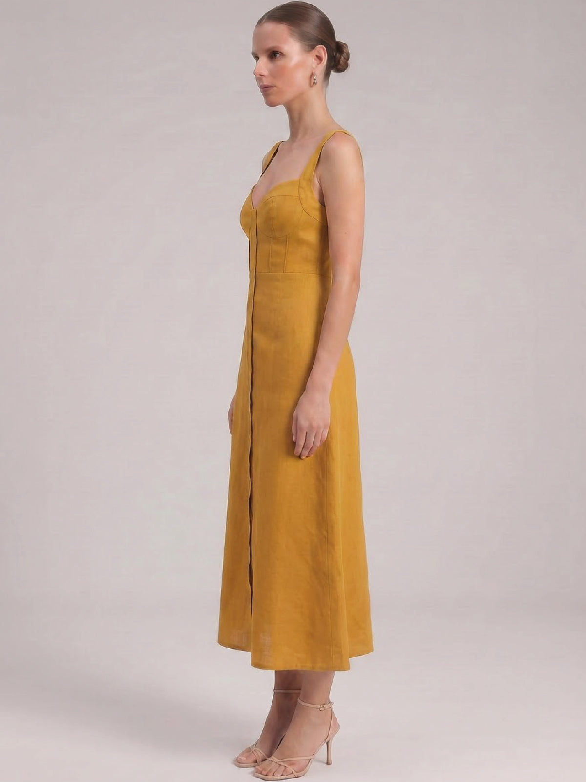 Vestido Largo Jaipur Amarillo