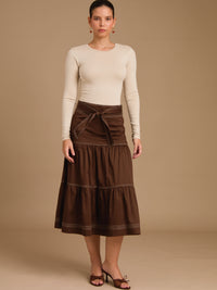 Falda Larga Ancara Cafe