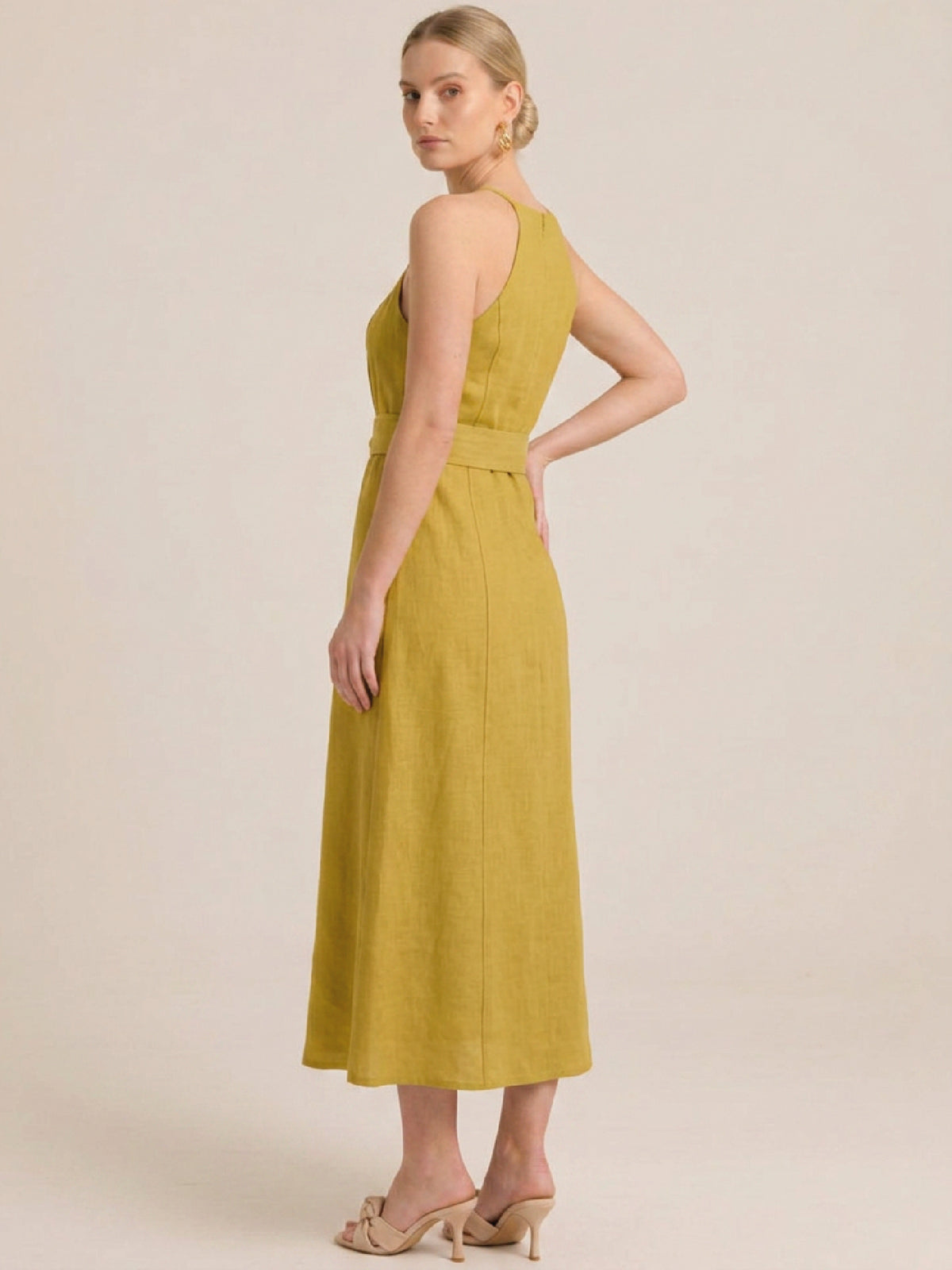 Vestido Largo Gardenia Amarillo