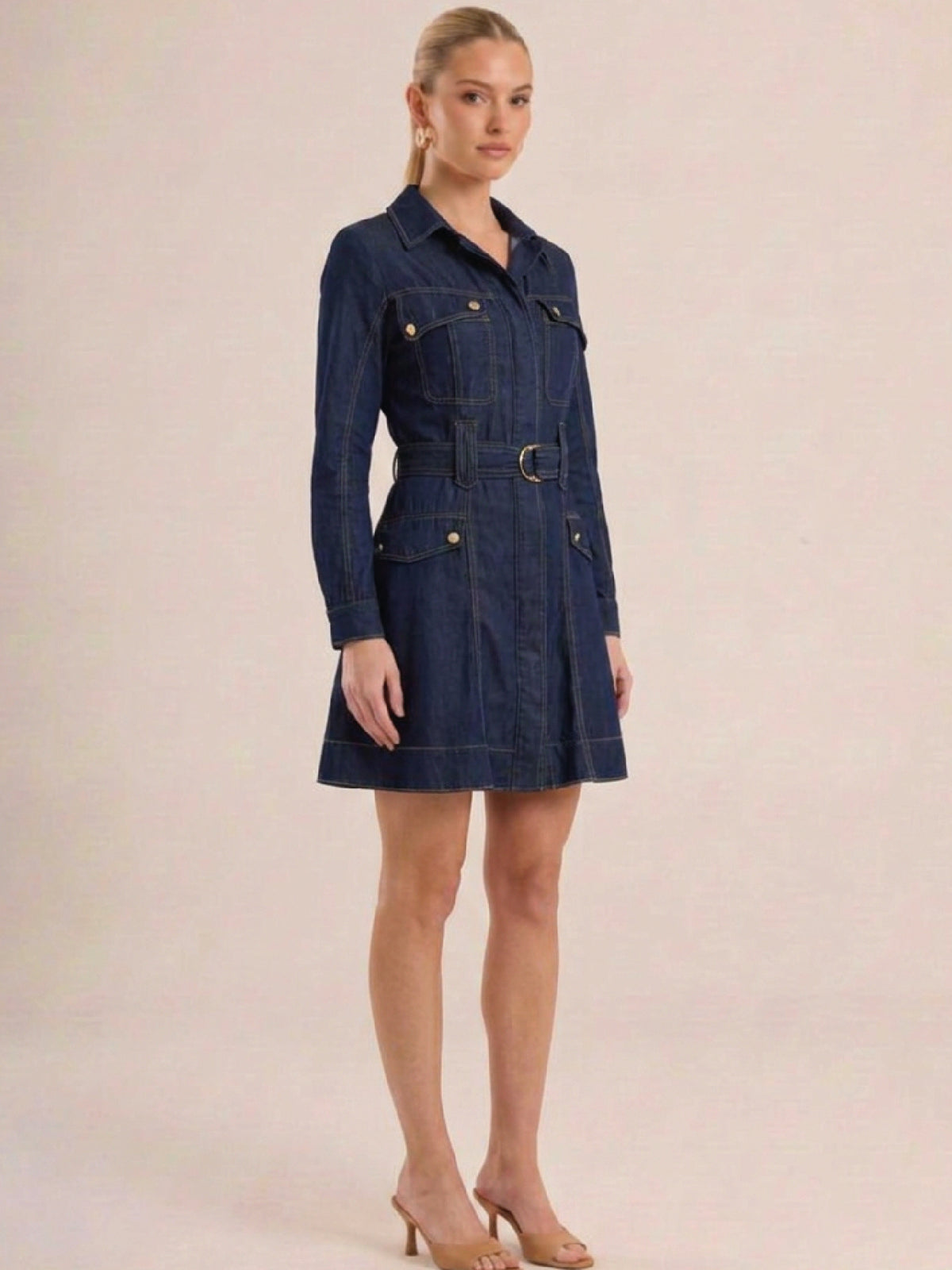 Vestido Corto Marbelle Indigo