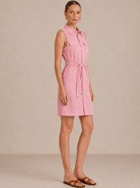 Vestido Corto Cosmea Coral