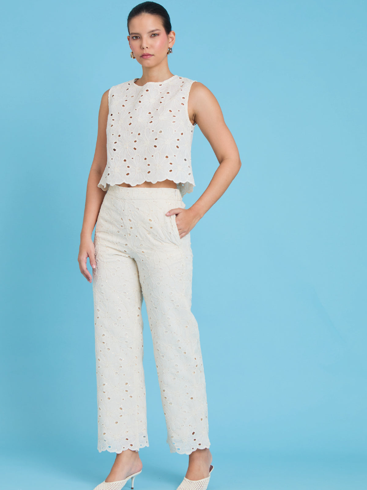 Pantalón Saturnia Ivory