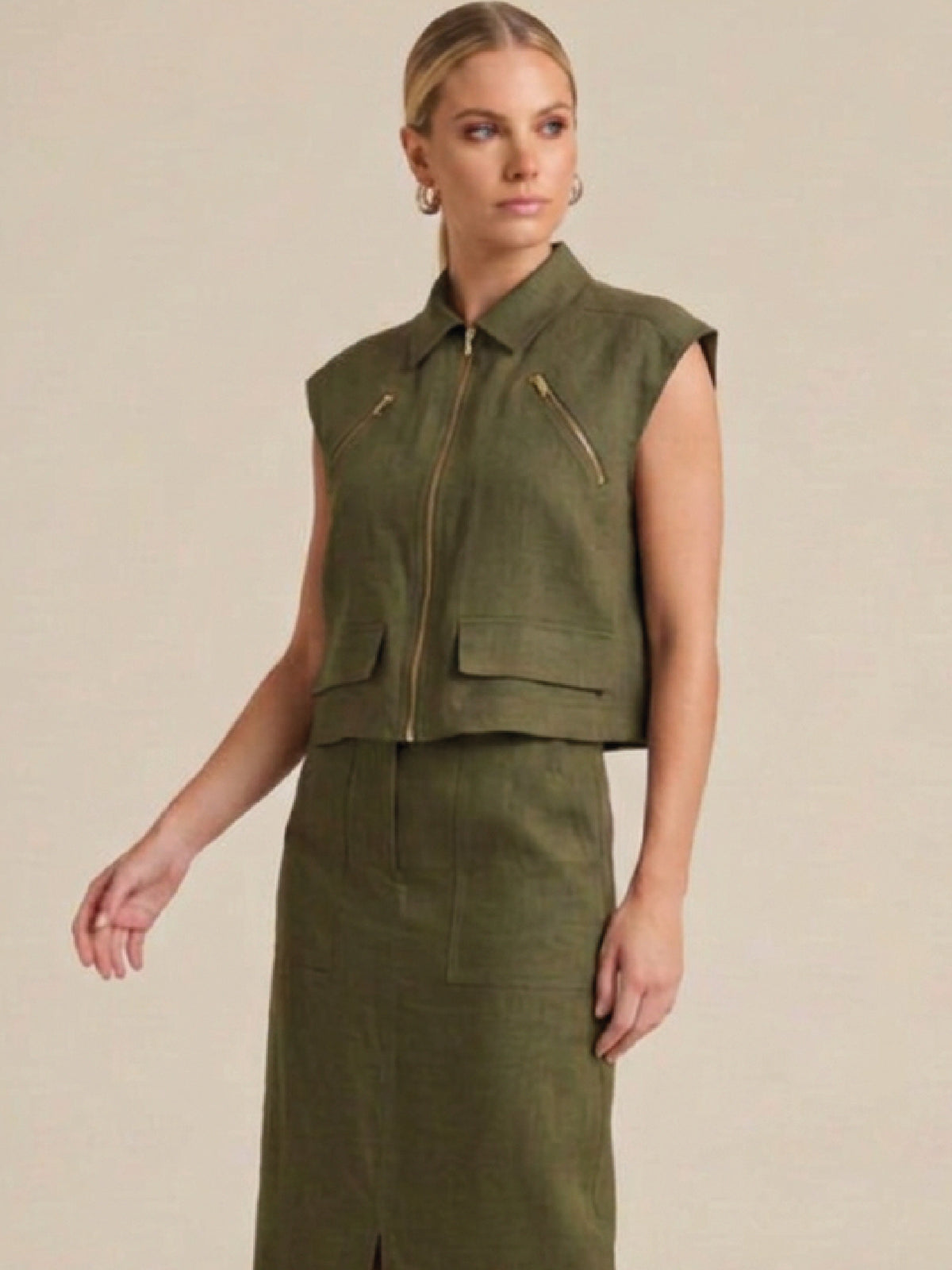 Blusa Namibia Olivo