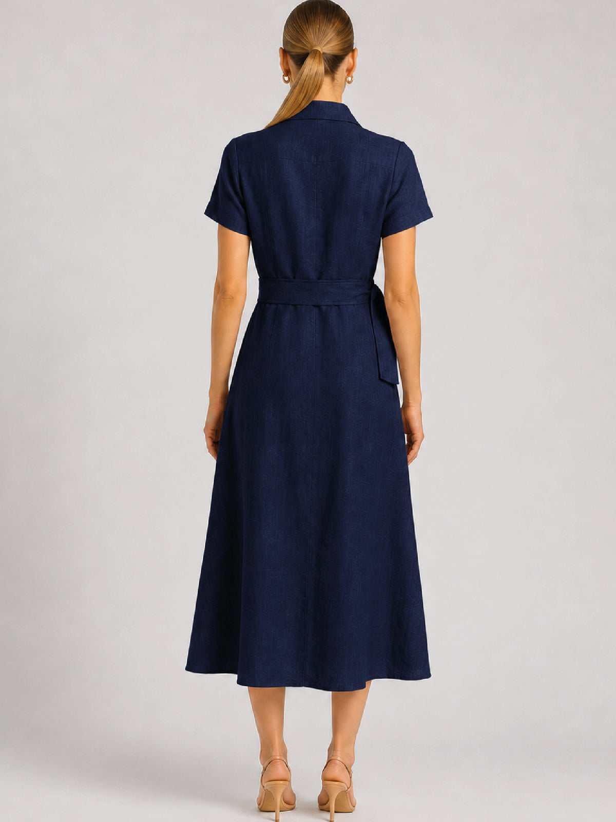 Vestido Largo Velarys Navy