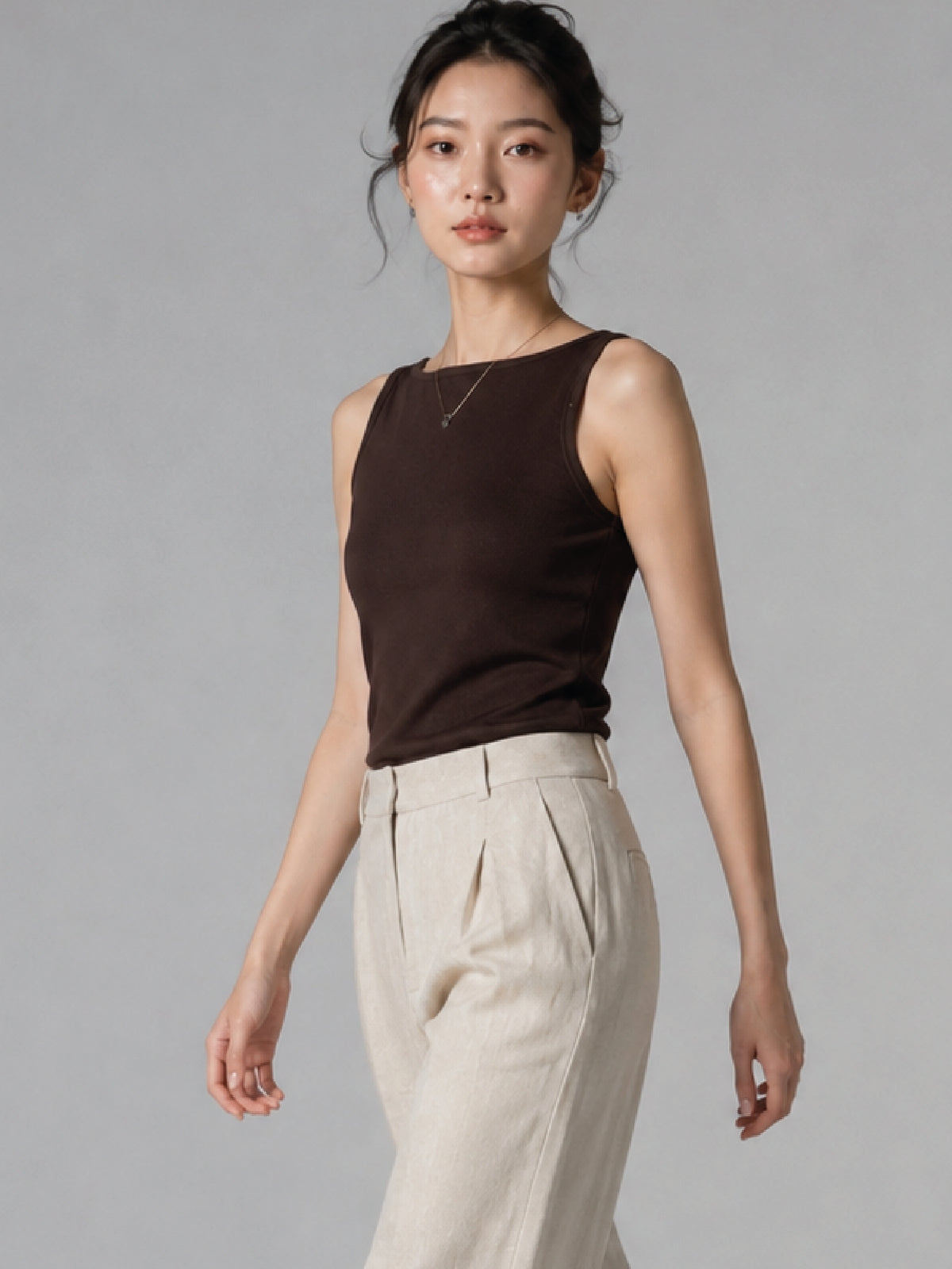 Blusa Leila Cafe
