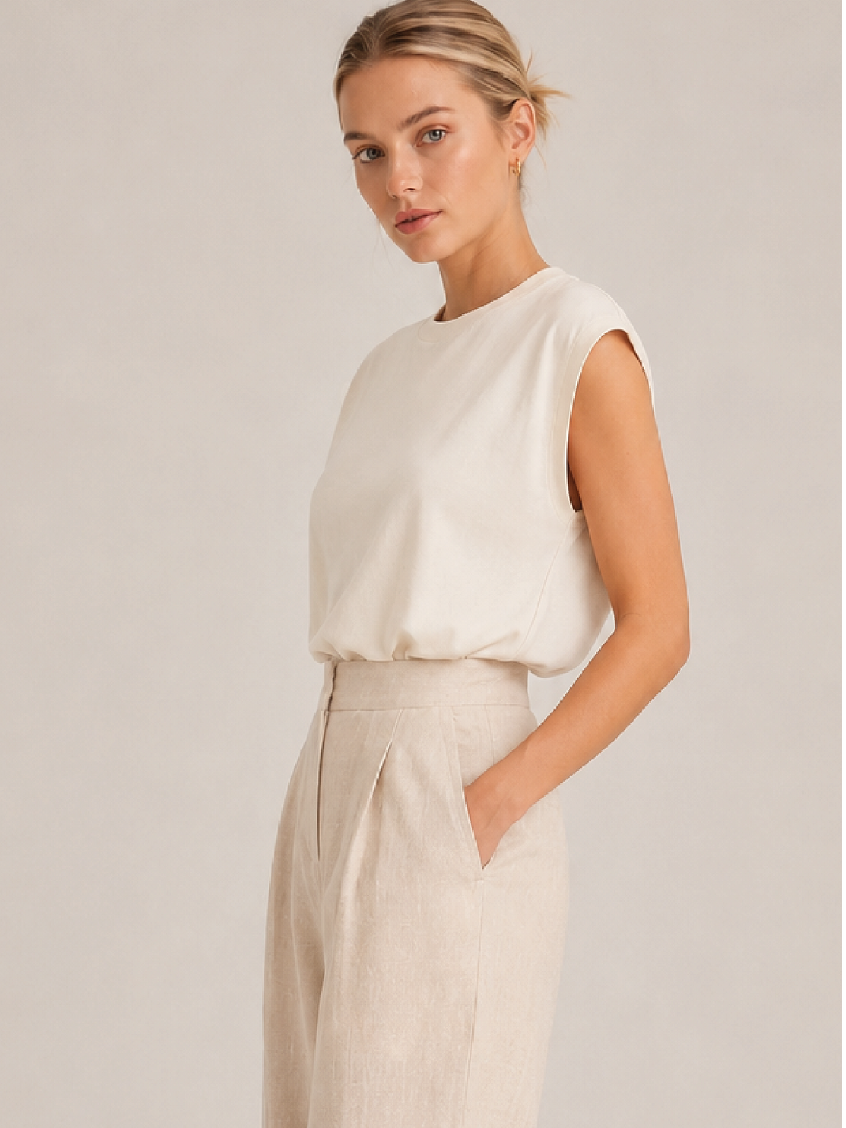 Blusa Milanic Beige