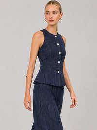 Blusa Gaetana Indigo
