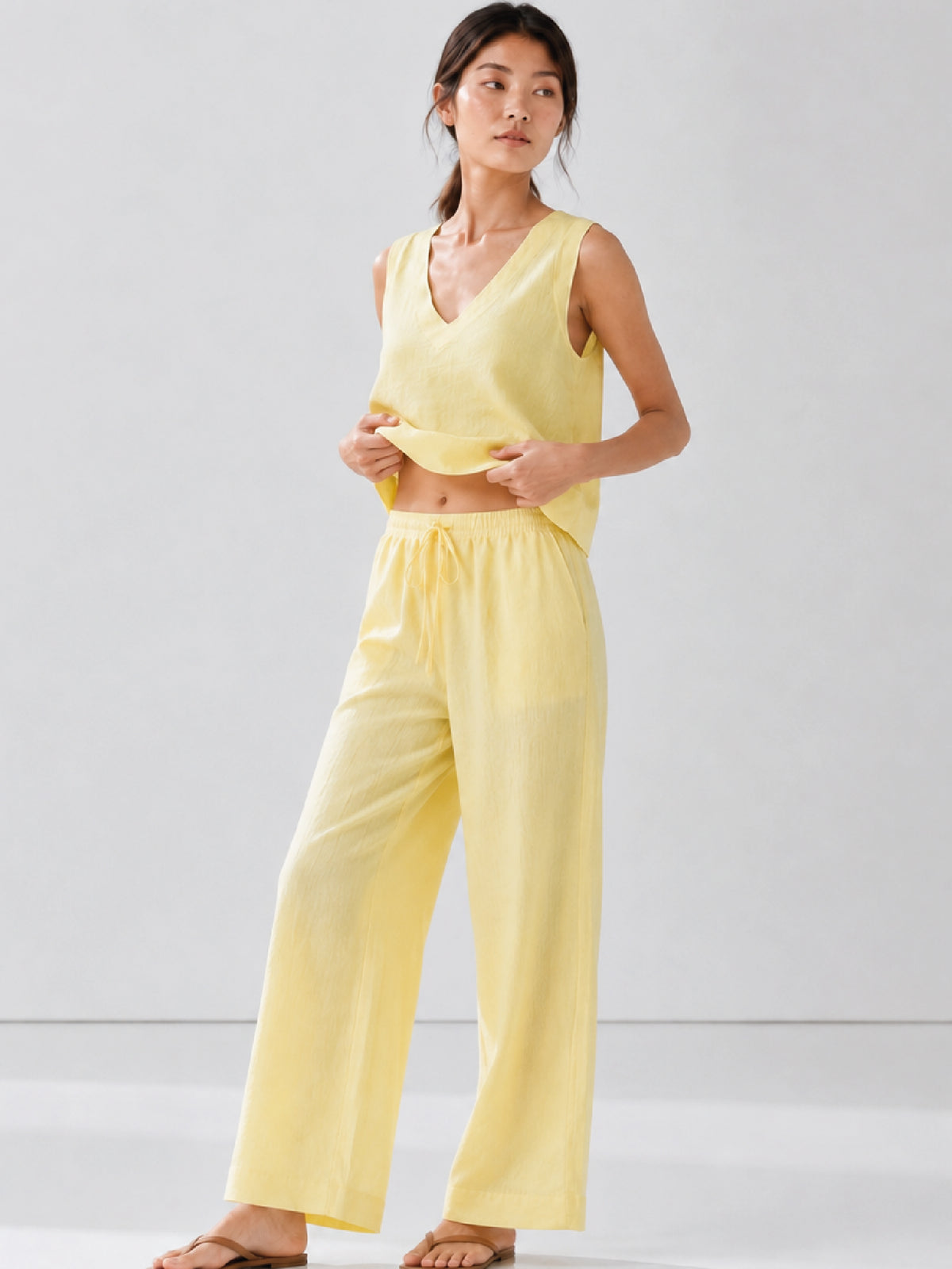 Pantalón Largo Cameron Amarillo