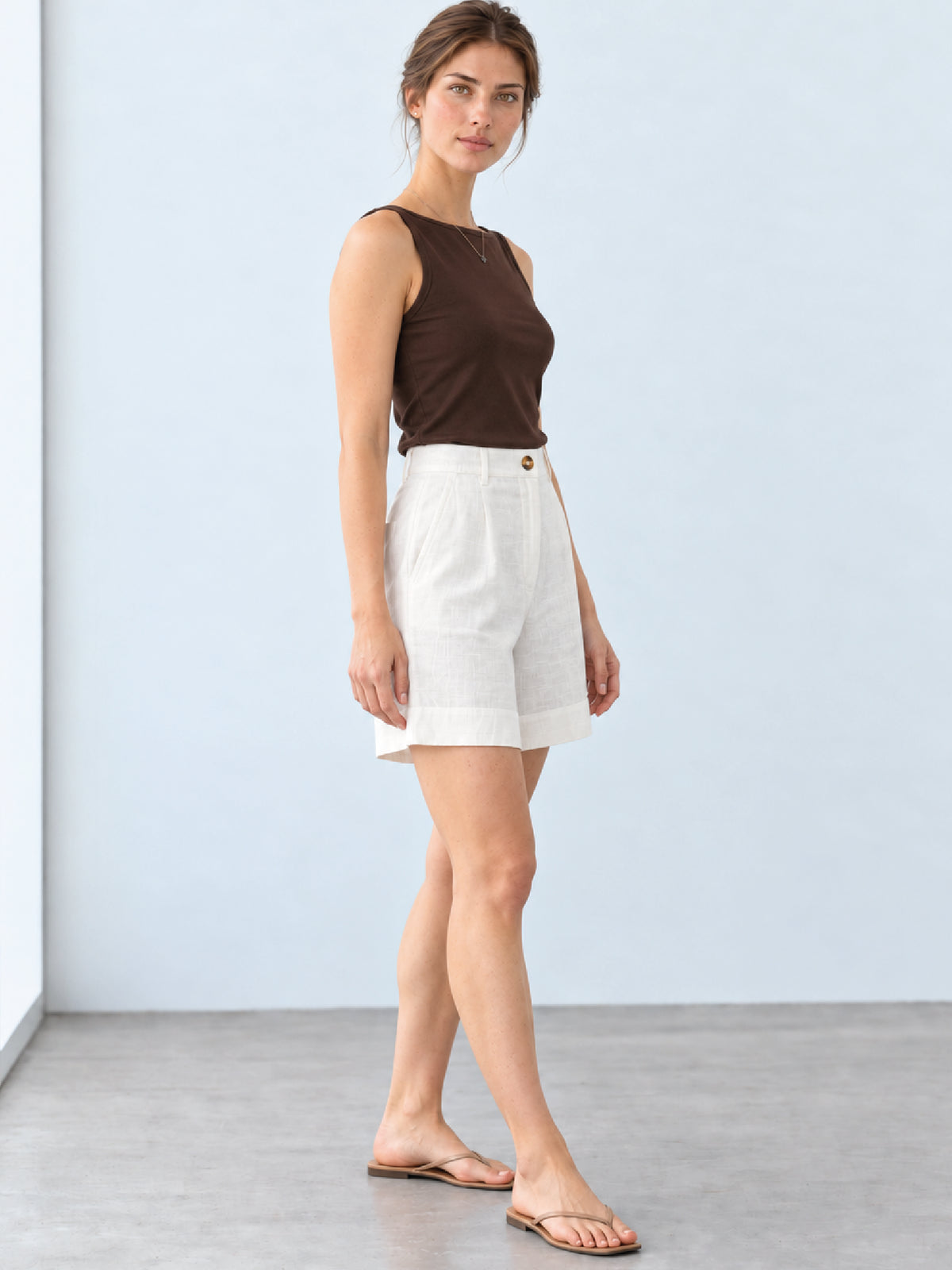 Short Leonor Blanco