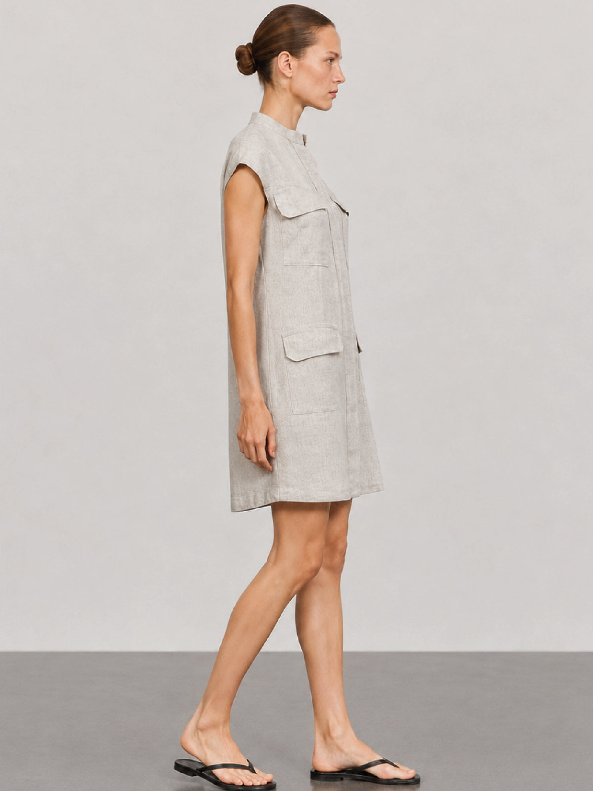 Vestido Corto Aura Natural