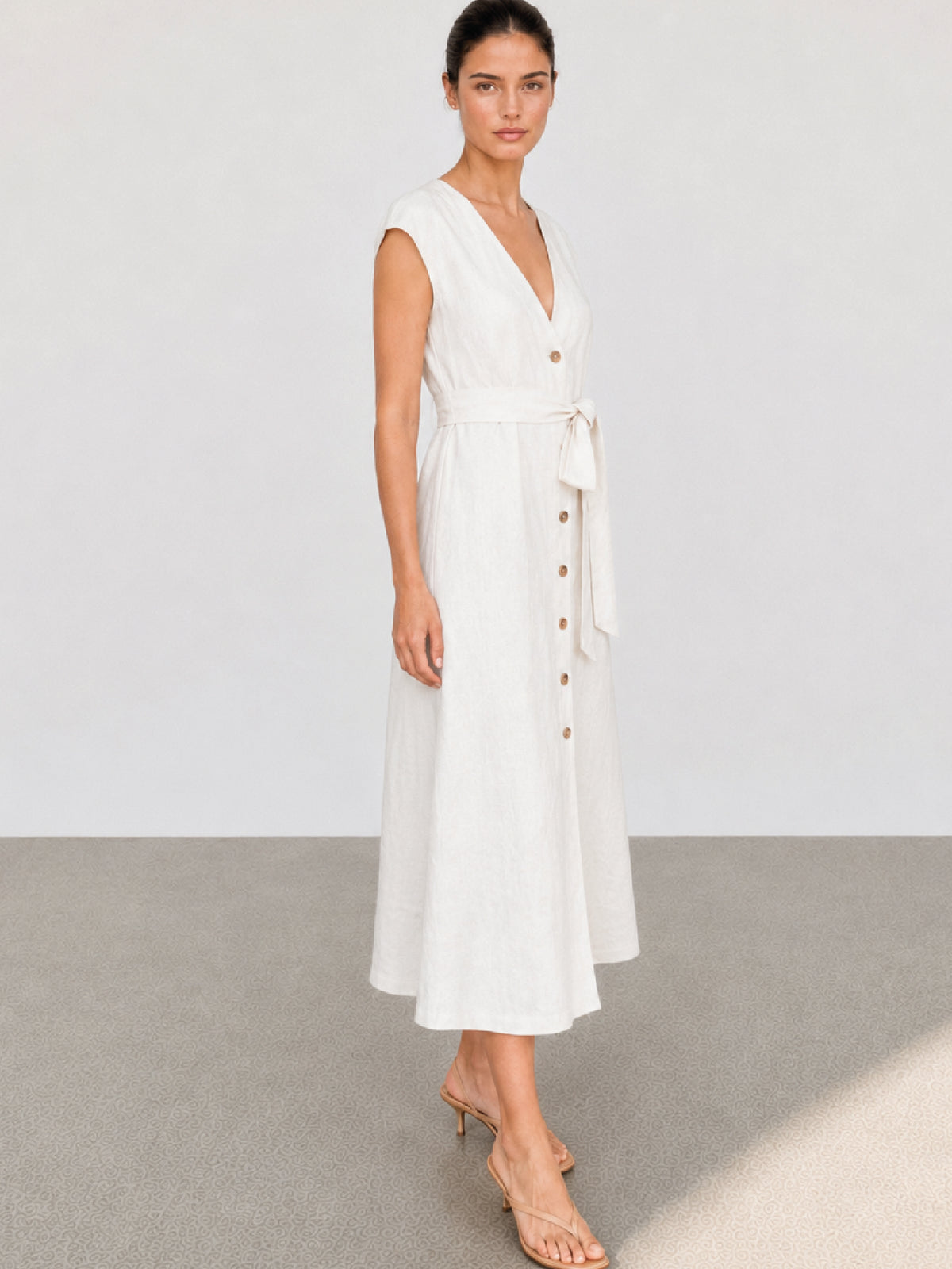 Vestido Largo Kalle Blanco