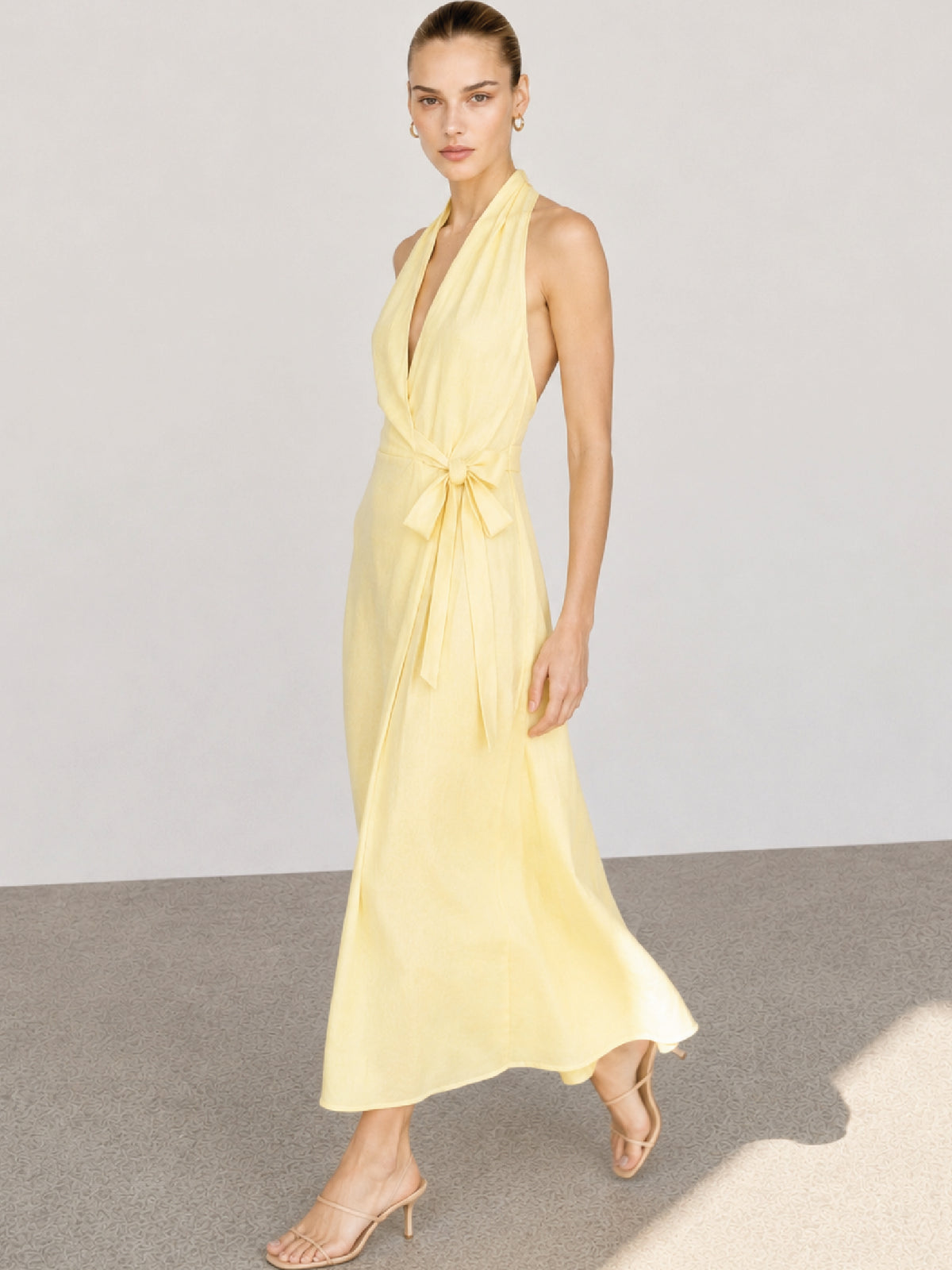 Vestido Largo Labella  Amarillo