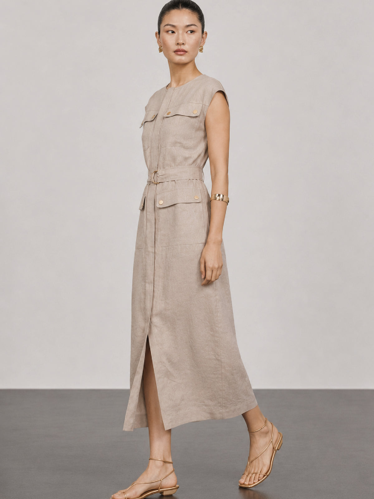 Vestido Largo Marlena Sand