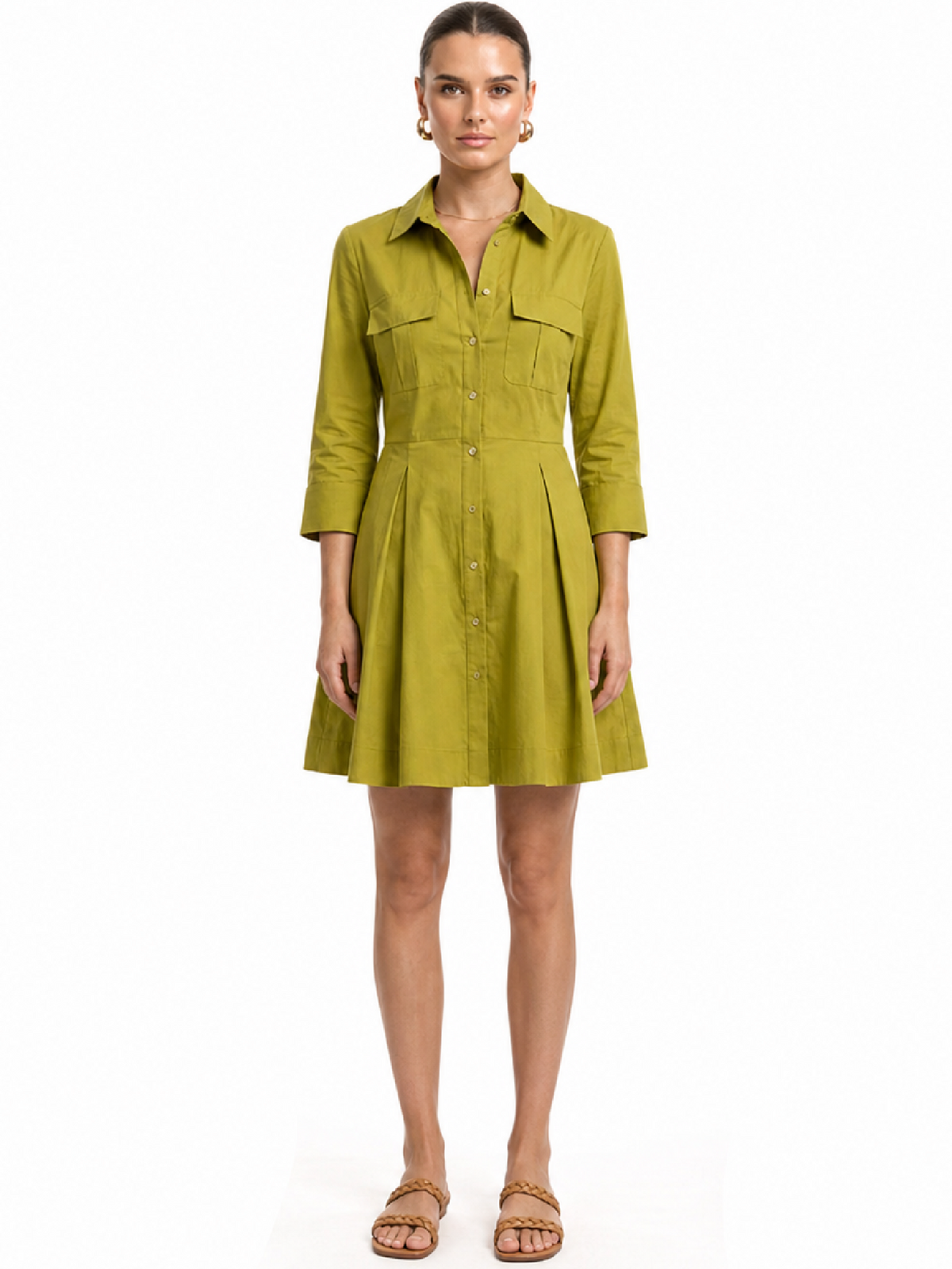 Vestido Corto Galena Verde