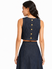 Blusa Lucciana Indigo