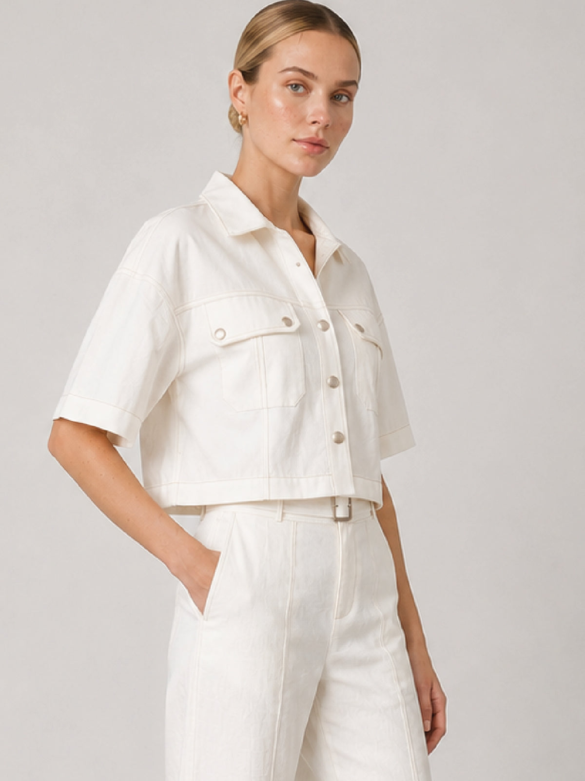 Blusa Eucaris Blanco
