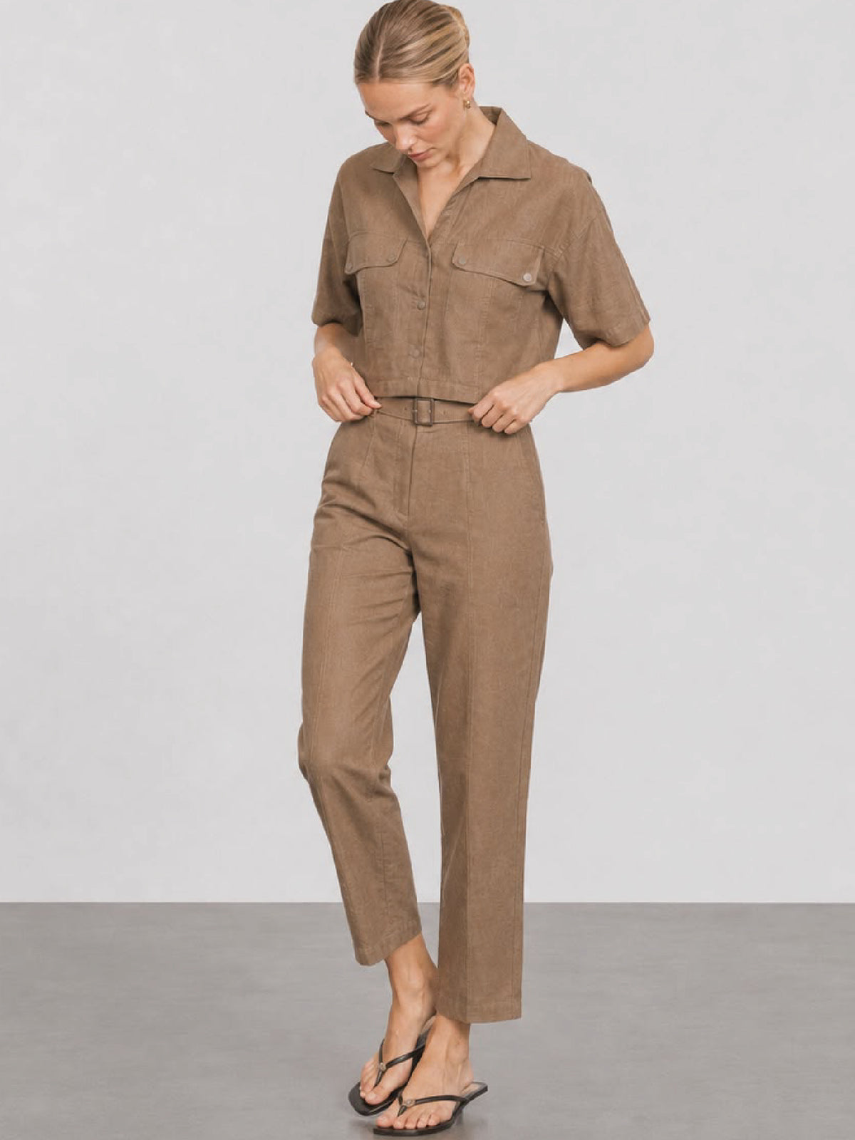 Pantalón Eucaris Taupe