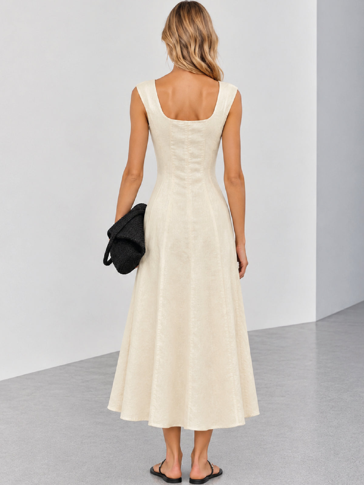 Vestido Largo Amantea Sand