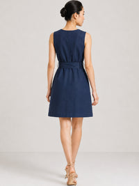 Vestido Corto Gabyna Navy